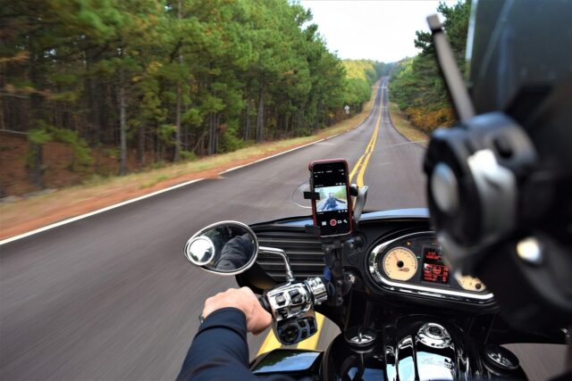 motorcycle rider road